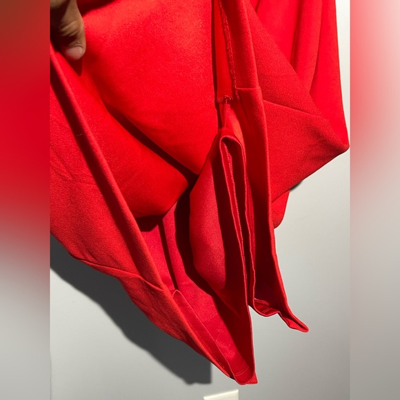 Ralph Lauren Vibrant Red Ruffle Mini Dress - Picture 6 of 13